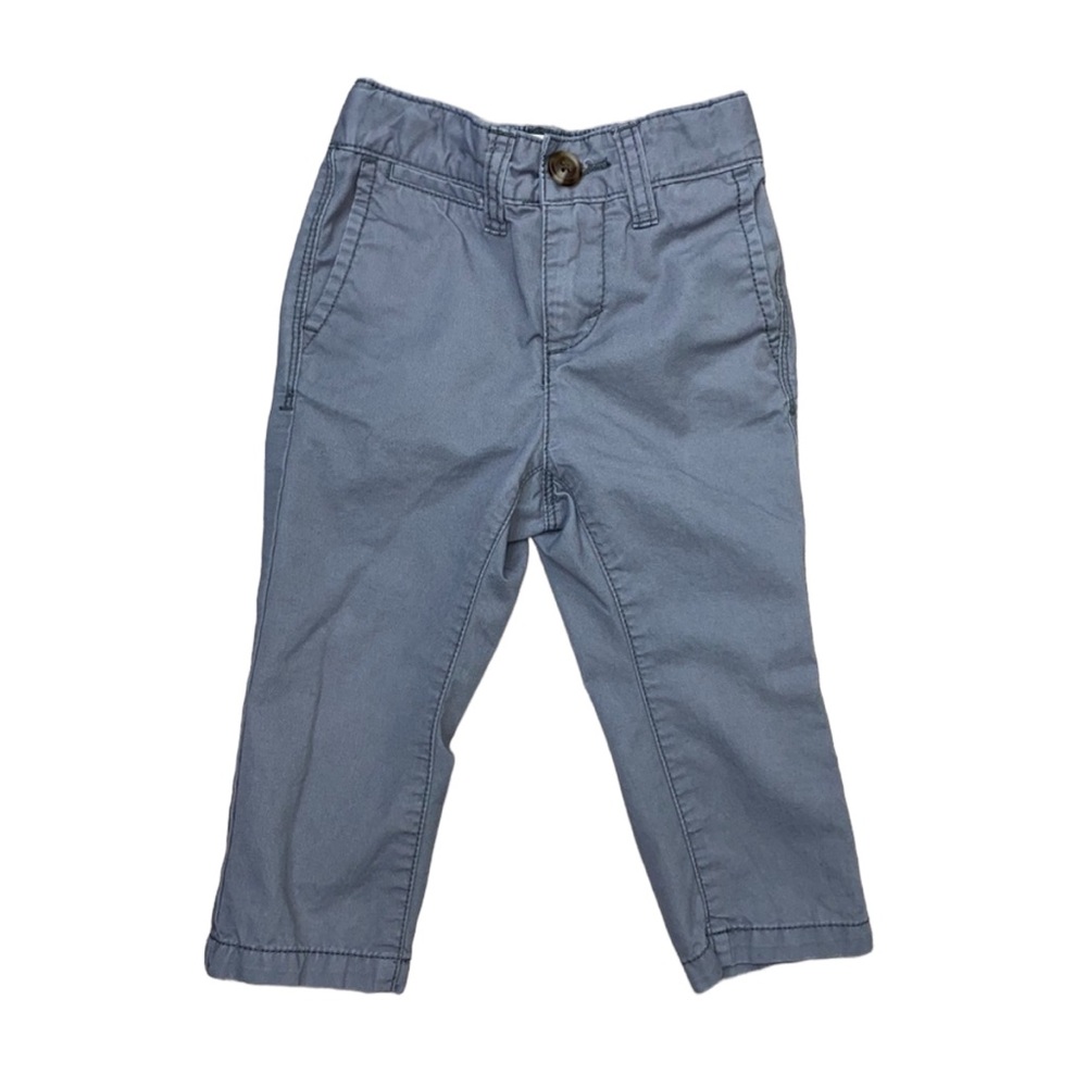 Old Navy Skinny Khakis Dress Pants Gray 18-24M